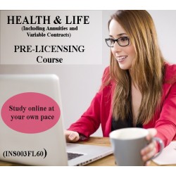 60 hr 2-15 Health and Life Insurance Pre-Licensing course (including Annuities and Variable Contracts) 60 hr 2-15 Health and Life Insurance Pre-Licensing course (including Annuities and Variable Contracts)